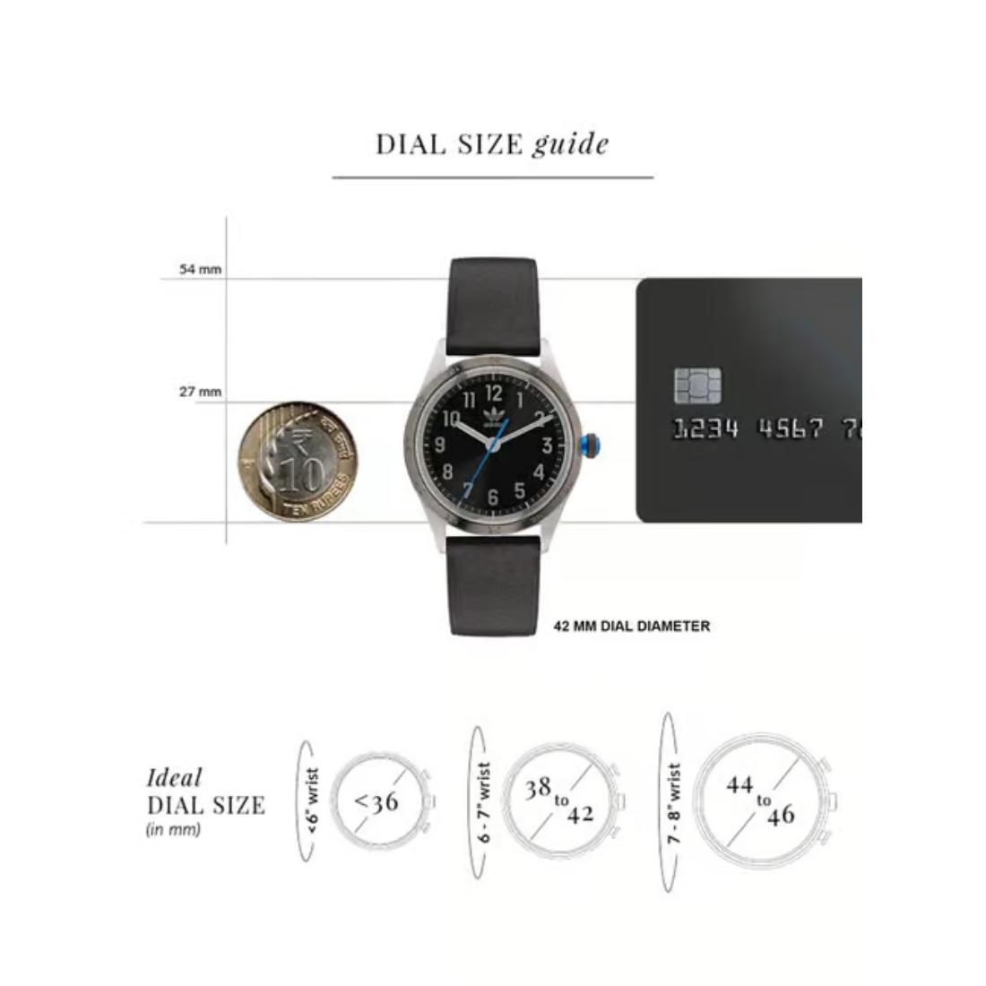Adidas Originals Black Dial Unisex Watch AOSY22528
