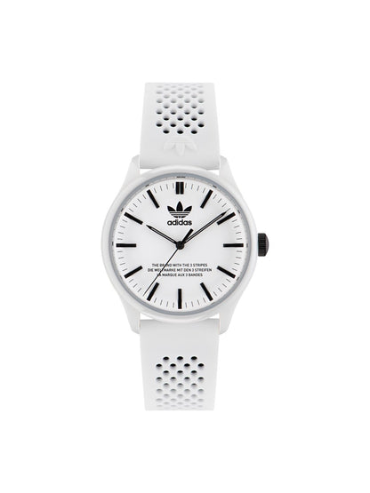 Adidas Originals White Dial Unisex Watch - AOSY23030
