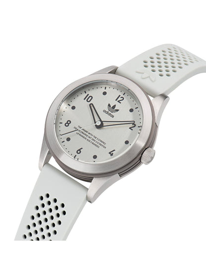 Adidas Originals White Dial Unisex Watch - AOSY23033