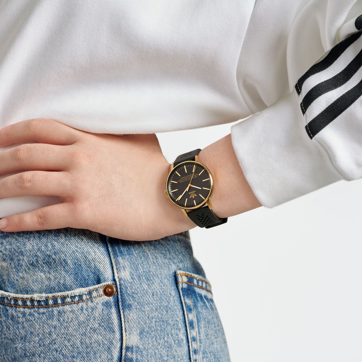 Adidas Originals Black Dial Unisex Analog Watch AOSY23524
