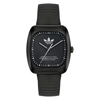 Adidas Originals Retro Wave One Unisex Black 37 mm Dial Analog Watch - AOSY24026