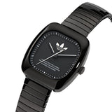 Adidas Originals Retro Wave One Unisex Black 37 mm Dial Analog Watch AOSY24026