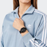 Adidas Originals Retro Wave One Unisex Black 37 mm Dial Analog Watch AOSY24026