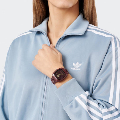 Adidas Originals Burgundy Dial Unisex Analog Watch - AOSY24028