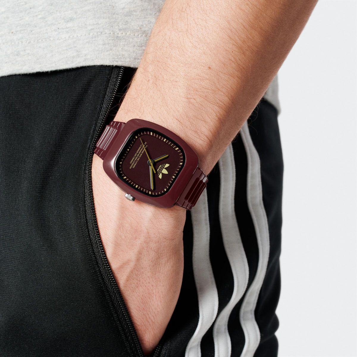 Adidas Originals Burgundy Dial Unisex Analog Watch AOSY24028