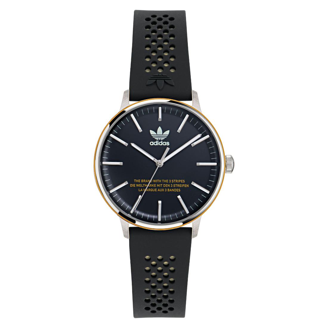 Adidas Originals Code One Unisex Black 38 mm Dial Analog Watch - AOSY24047