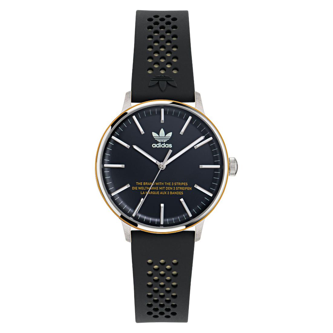 Adidas Originals Code One Unisex Black 38 mm Dial Analog Watch AOSY24047