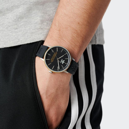 Adidas Originals Code One Unisex Black 38 mm Dial Analog Watch - AOSY24047