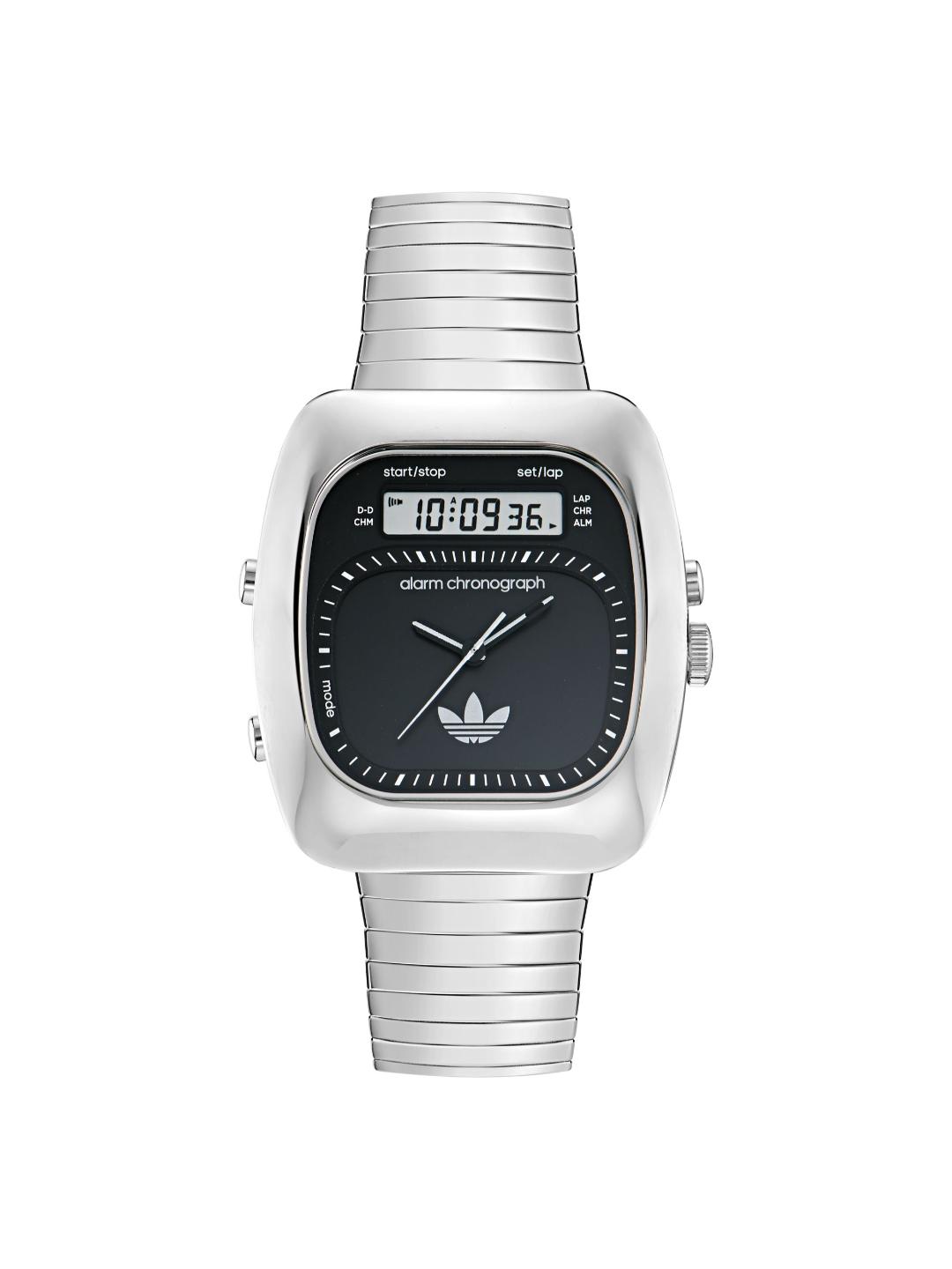 Adidas Originals AO Style Unisex 37 mm Black Dial Ani-Digi Watch AOSY25013