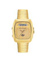 Adidas Originals AO Style Unisex 37 mm Gold-Tone Dial Ani-Digi Watch AOSY25014