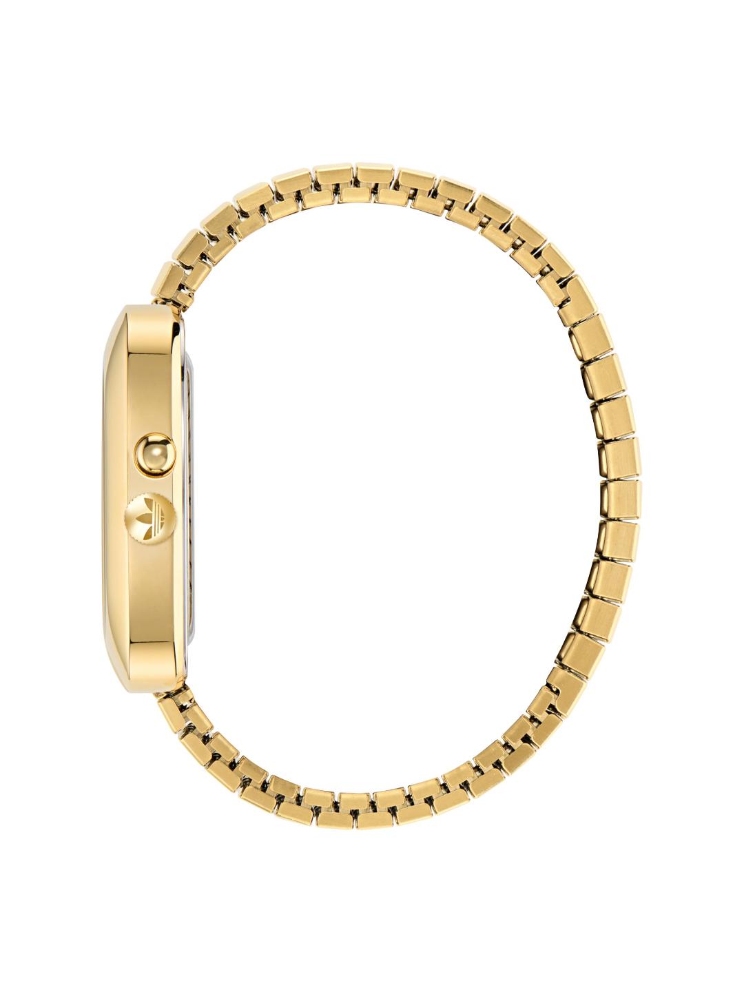 Adidas Originals AO Style Unisex 37 mm Gold-Tone Dial Ani-Digi Watch AOSY25014