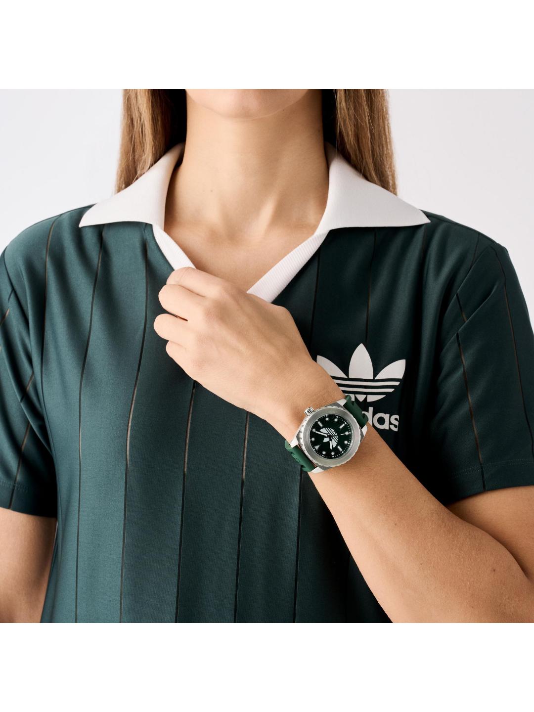 Adidas Originals AO Style 44 mm Green Dial Unisex Analog Watch AOSY25022