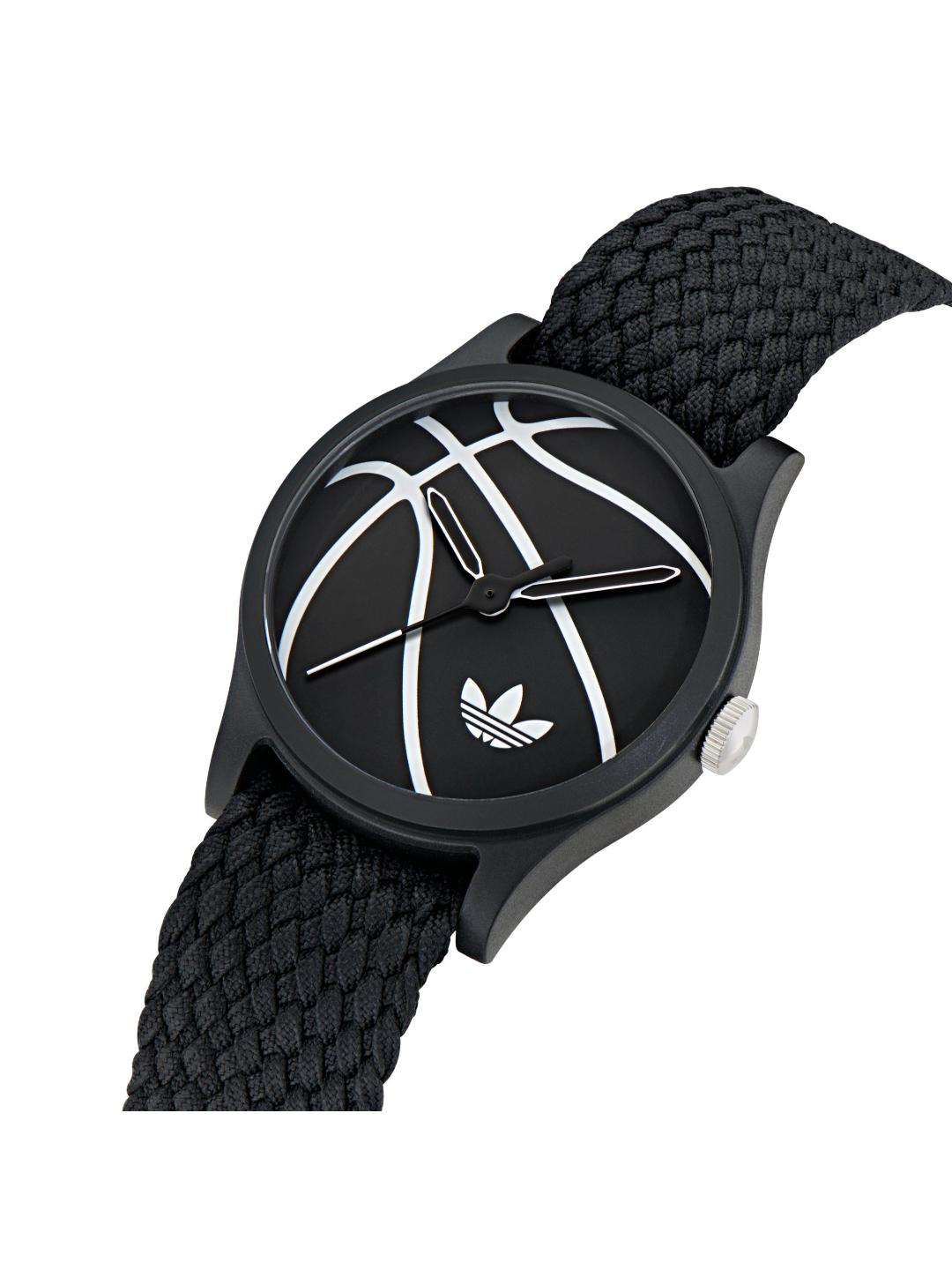Adidas Originals AO Style Unisex 39 mm Black Dial Analog Watch AOSY25024