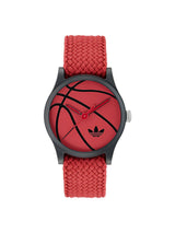 Adidas Originals AO Style Unisex 39 mm Red Dial Analog Watch AOSY25027