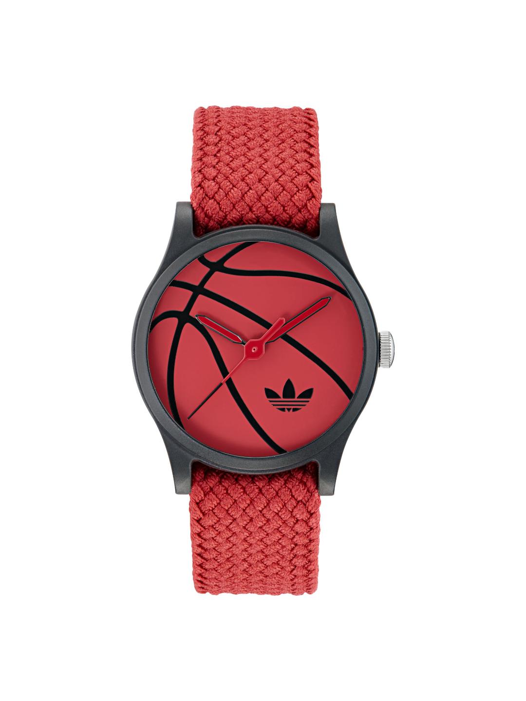 Adidas Originals AO Style Unisex 39 mm Red Dial Analog Watch AOSY25027
