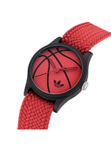 Adidas Originals AO Style Unisex 39 mm Red Dial Analog Watch AOSY25027
