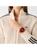 Adidas Originals AO Style Unisex 39 mm Red Dial Analog Watch AOSY25027
