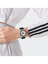 Adidas Originals AO Style Unisex 40 mm White Dial Analog Watch AOSY25516