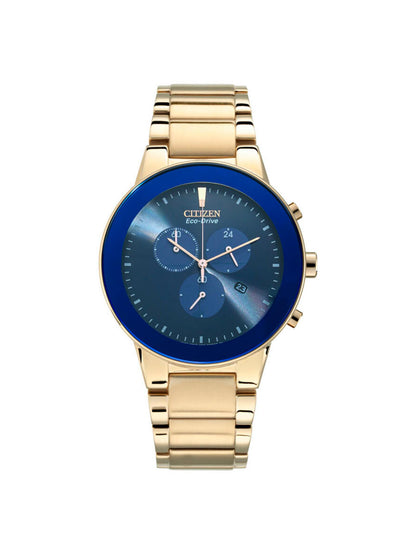 Citizen Eco Drive 43 mm Size Blue Dial Men Analog Watch - AT2243-87L