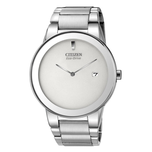 Citizen Eco-Drive Analog White Dial Men Watch - AU1060-51A