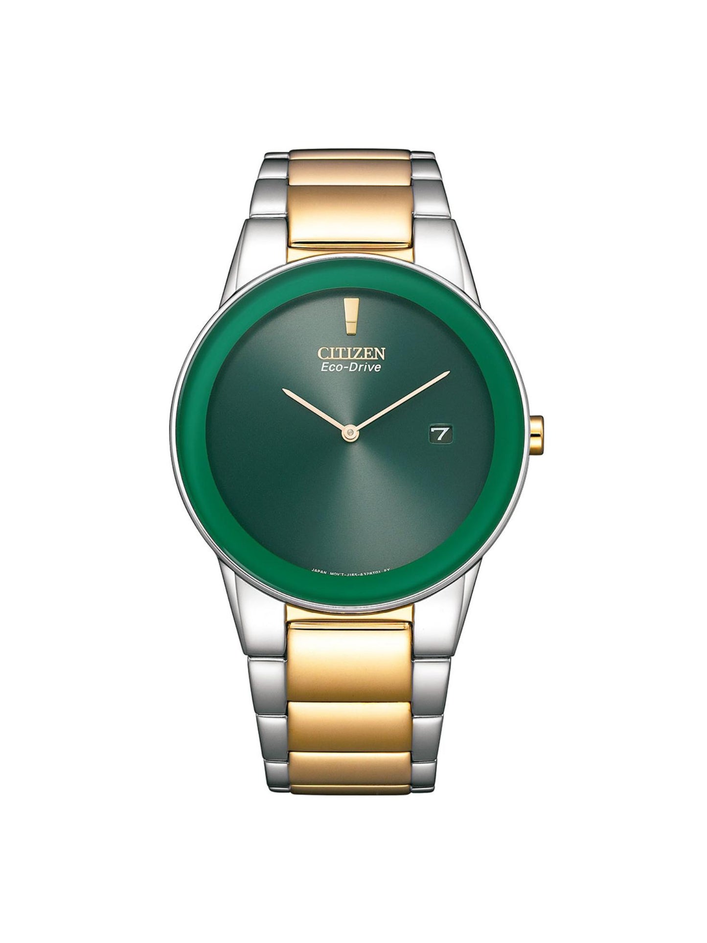 Citizen Eco Drive 40 mm Size Green Dial Men Analog Watch - AU1064-85X