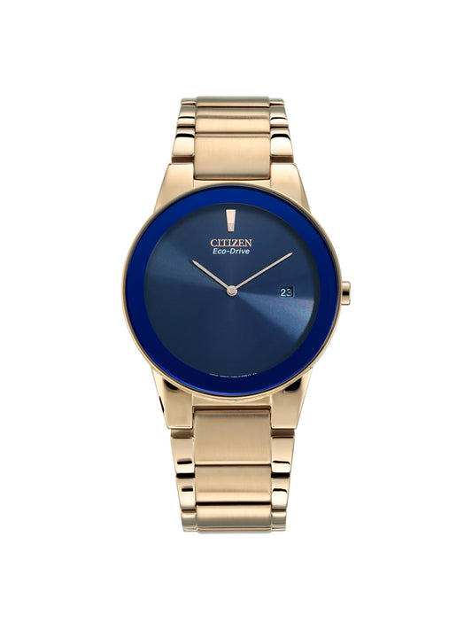 Citizen Eco Drive 40 mm Size Blue Dial Men Analog Watch - AU1066-80L