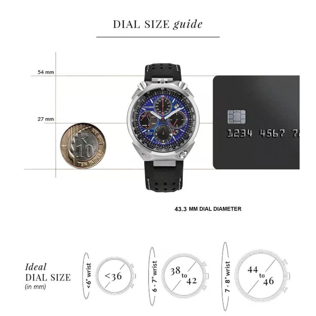 Citizen Promaster Tsuno Chrono Racer Eco-drive 43 mm Blue Dial Men Watch-AV0088-01L