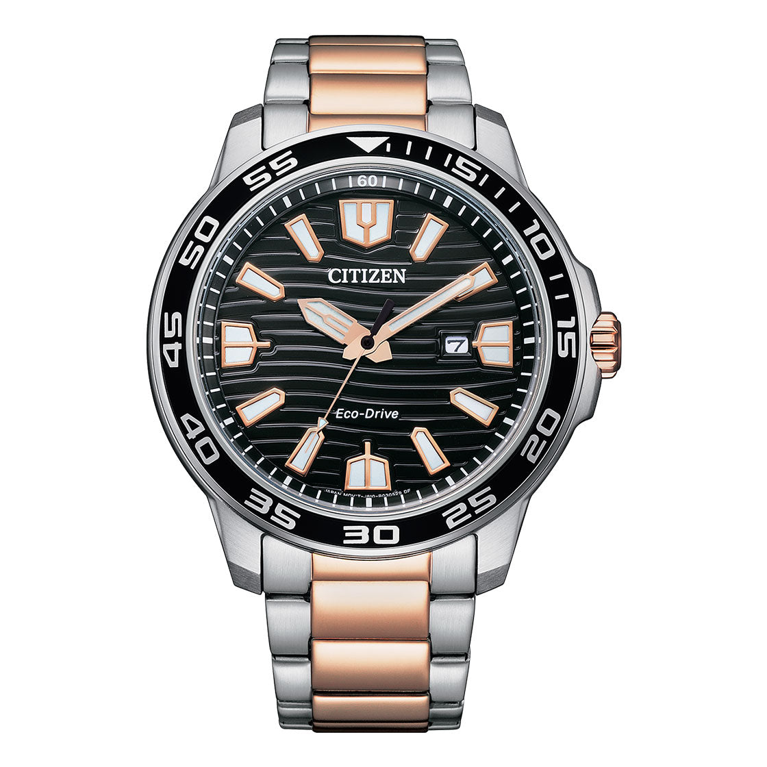 Citizen Eco-Drive 44.5 mm Black Dial Men Watch- AW1524-84E