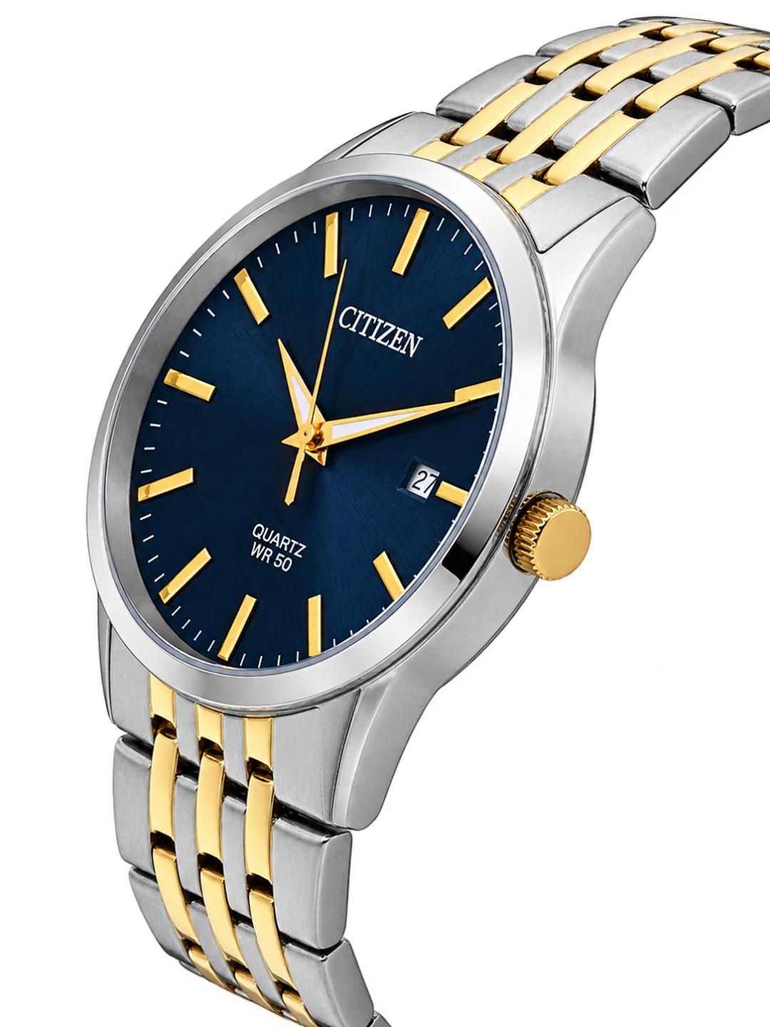 Citizen X Men Quartz Blue Dial Analog Stainless Steel Watch BI5006-81L