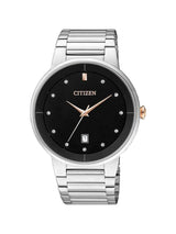 Citizen Non Eco Drive 40 mm Size Black Dial Men Analog Watch - BI5014-58E