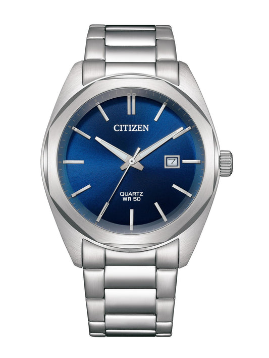 Citizen Men 41 mm Size Blue Dial Quartz Analog Watch- BI5110-54L