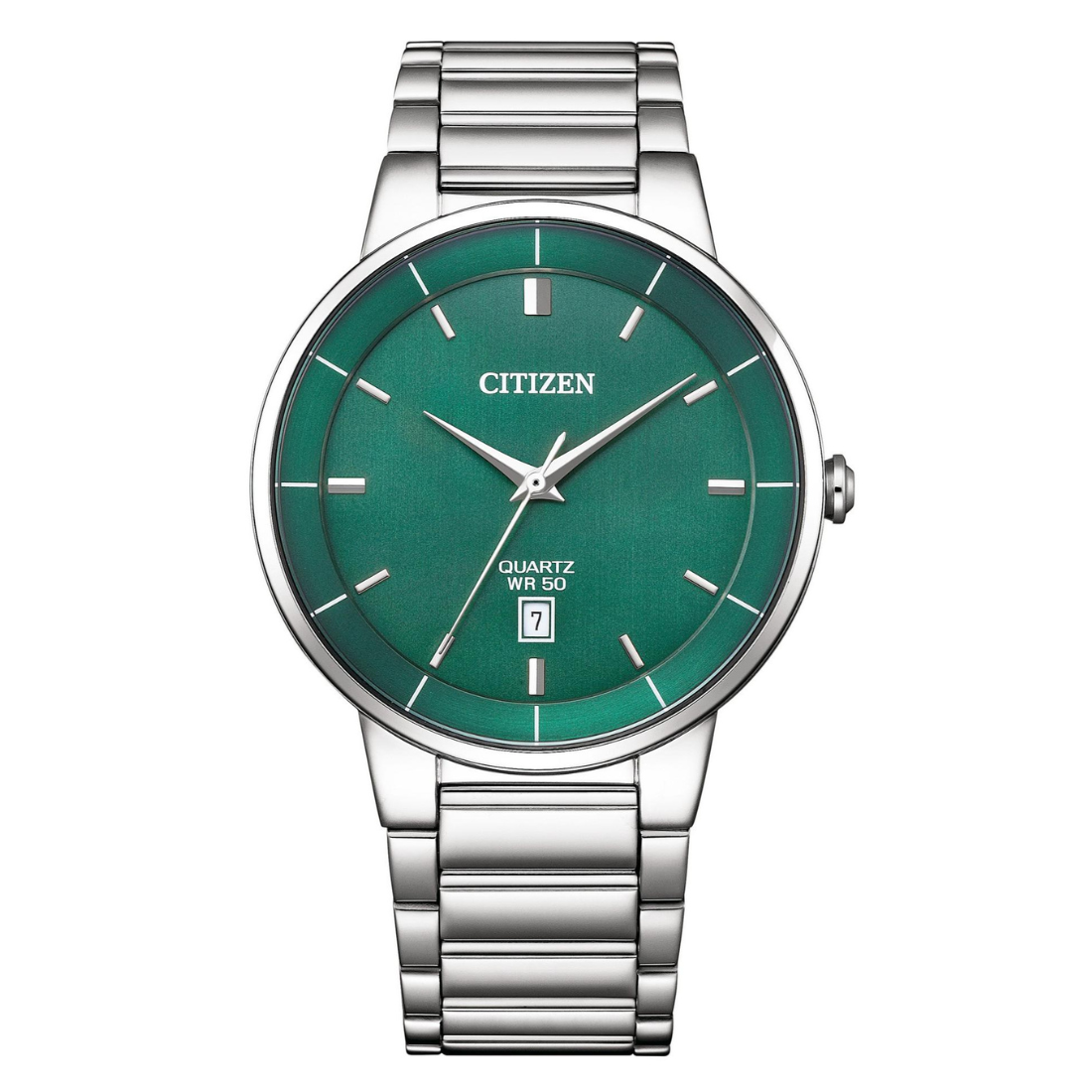 Citizen Men 40 mm Size Green Dial Quartz Watch- BI5120-51X