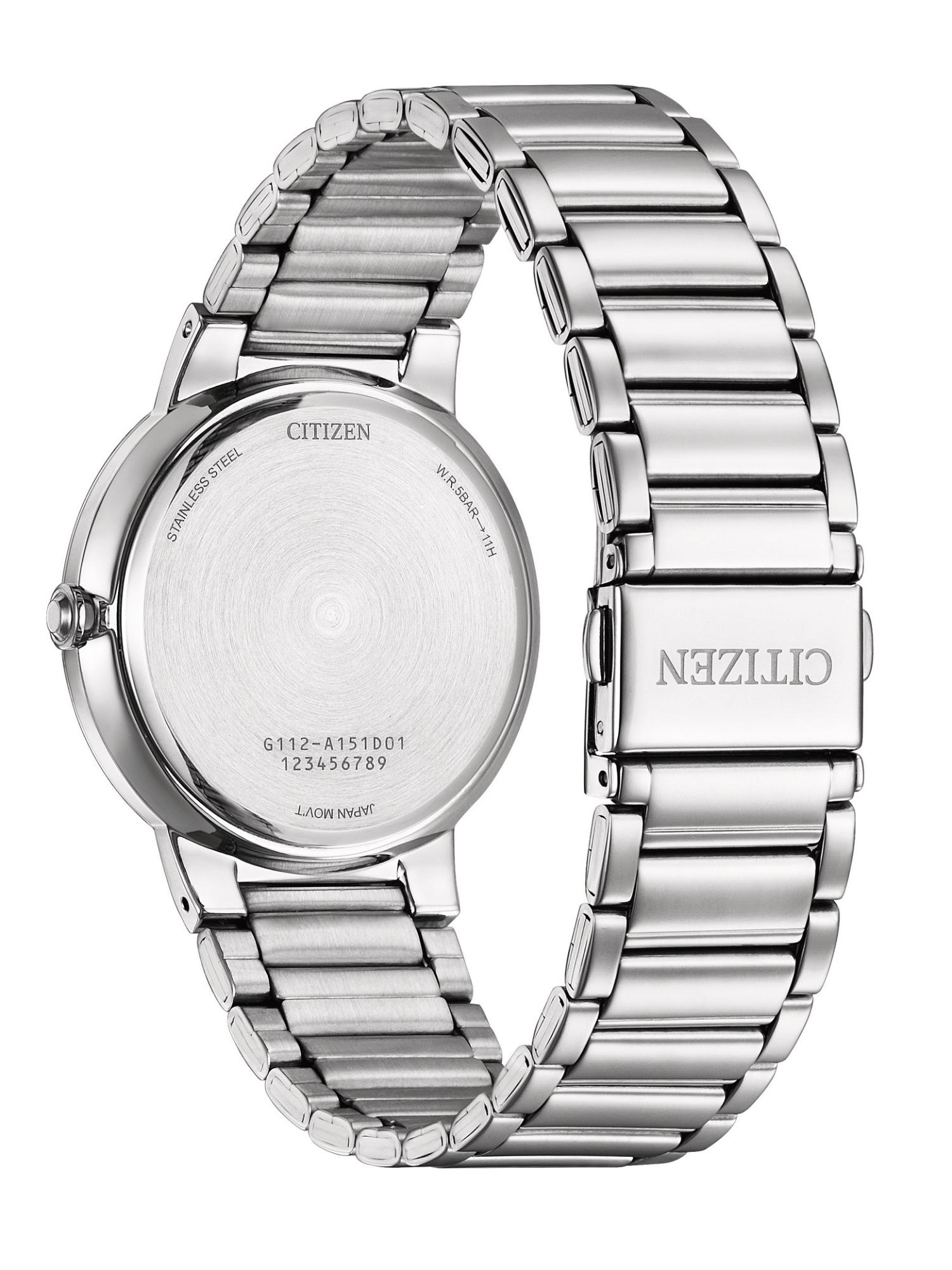 Citizen Men 40 mm Size Green Dial Quartz Watch- BI5120-51X