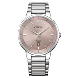 Citizen Men 40 mm Size Pink Dial Quartz Watch- BI5120-51Z