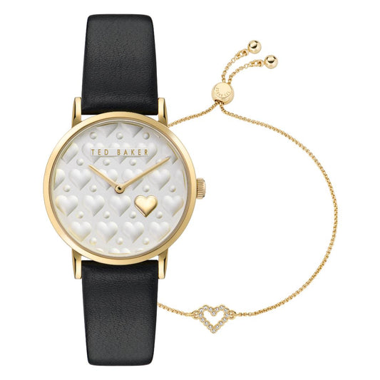 TED BAKER TB CLASSIC CHIC 32 MM WHITE DIAL WOMEN WATCH - BKGSV2502