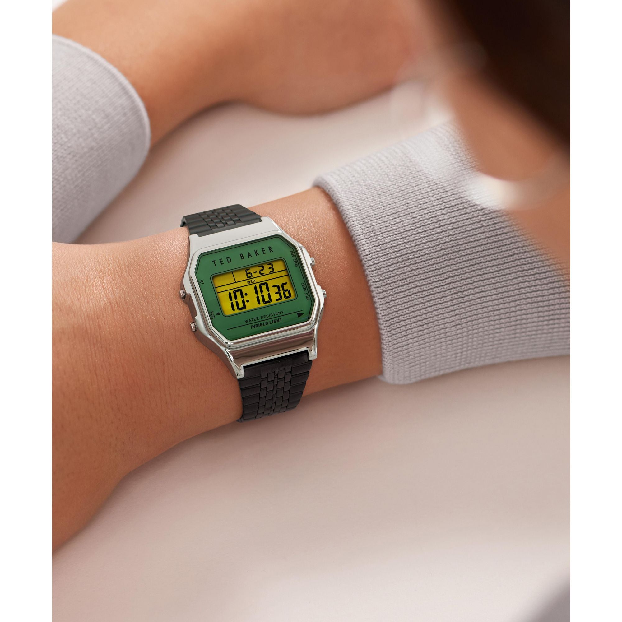 Ted Baker Green Dial Unisex Watch BKP80S202