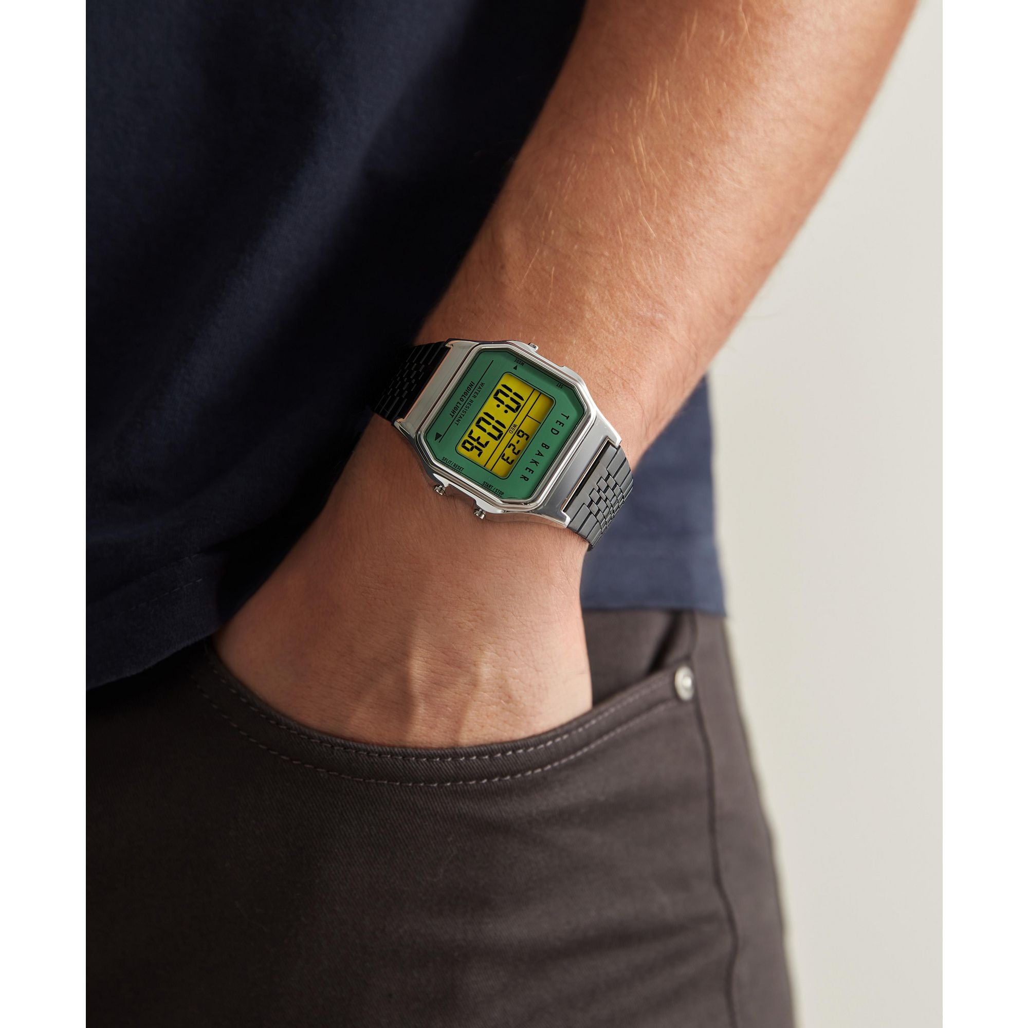 Ted Baker Green Dial Unisex Watch BKP80S202