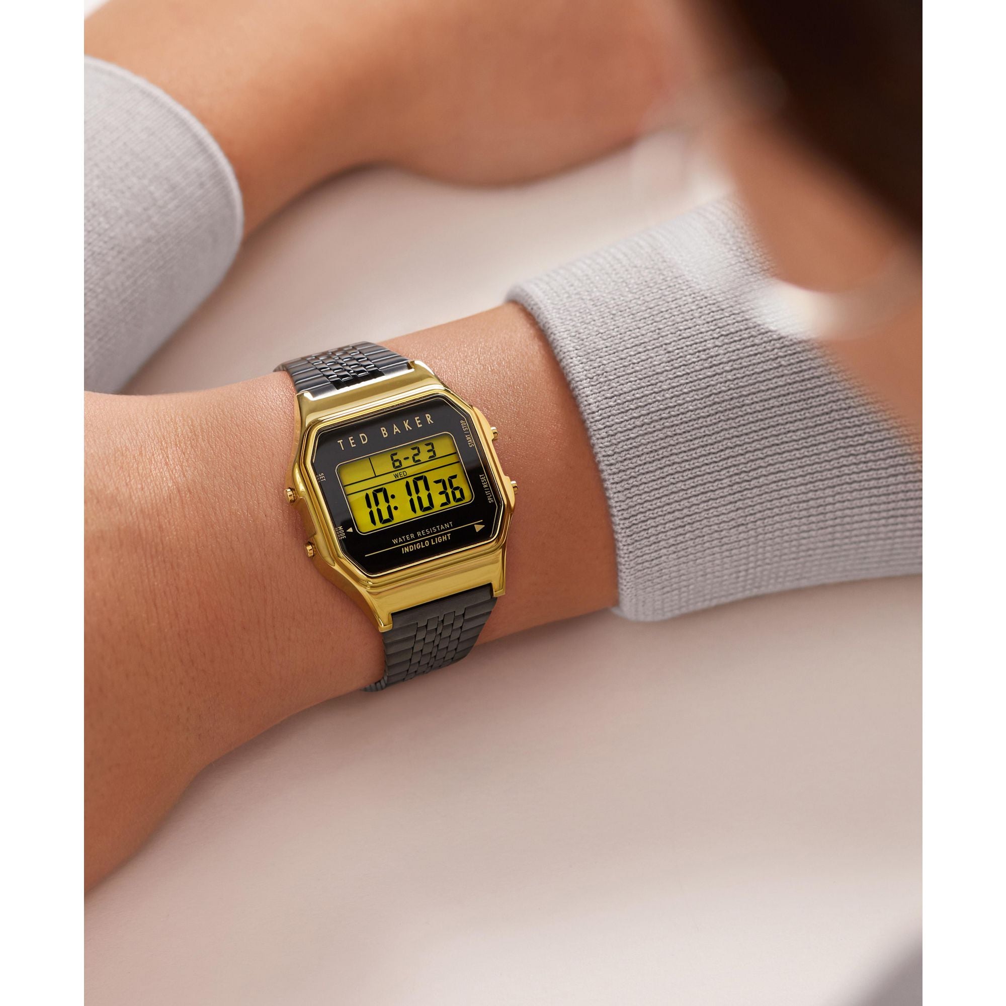 Ted Baker Black Dial Unisex Watch BKP80S203