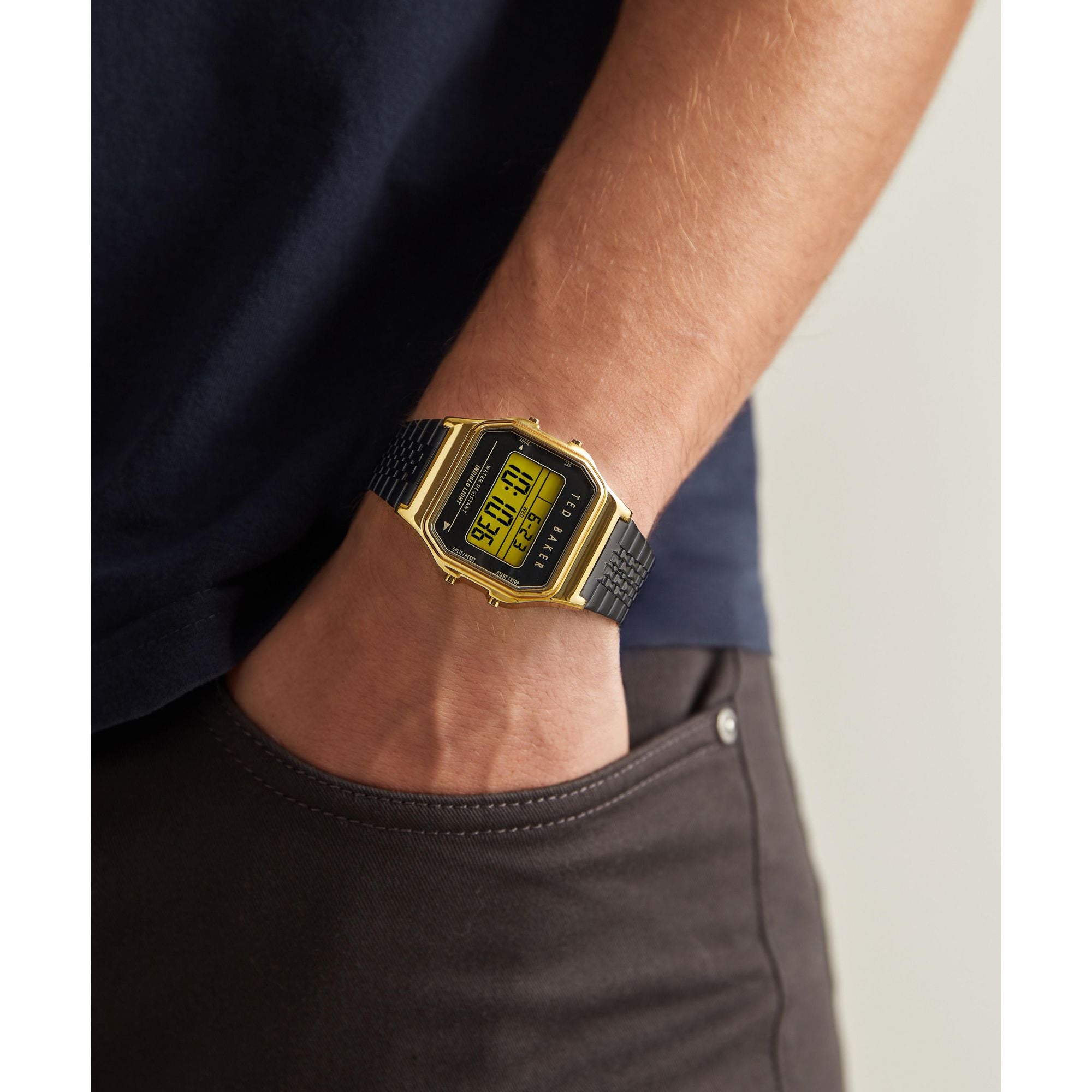 Ted Baker Black Dial Unisex Watch BKP80S203