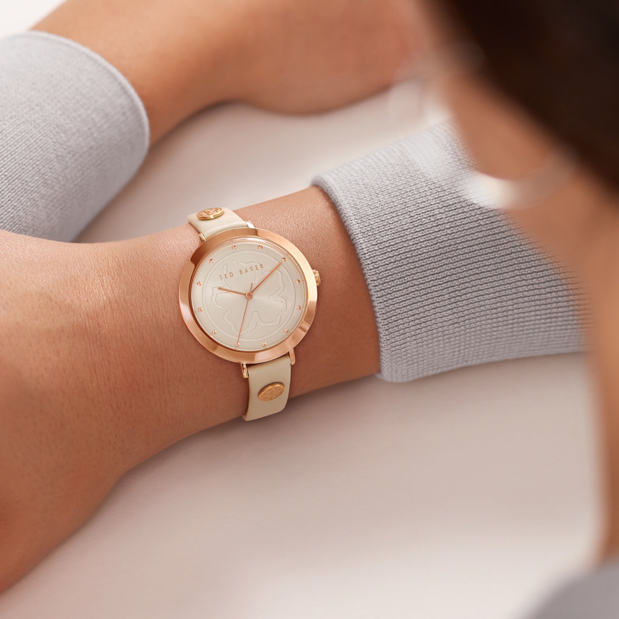 Ted Baker Champagne Dial Women Watch - BKPAMS214