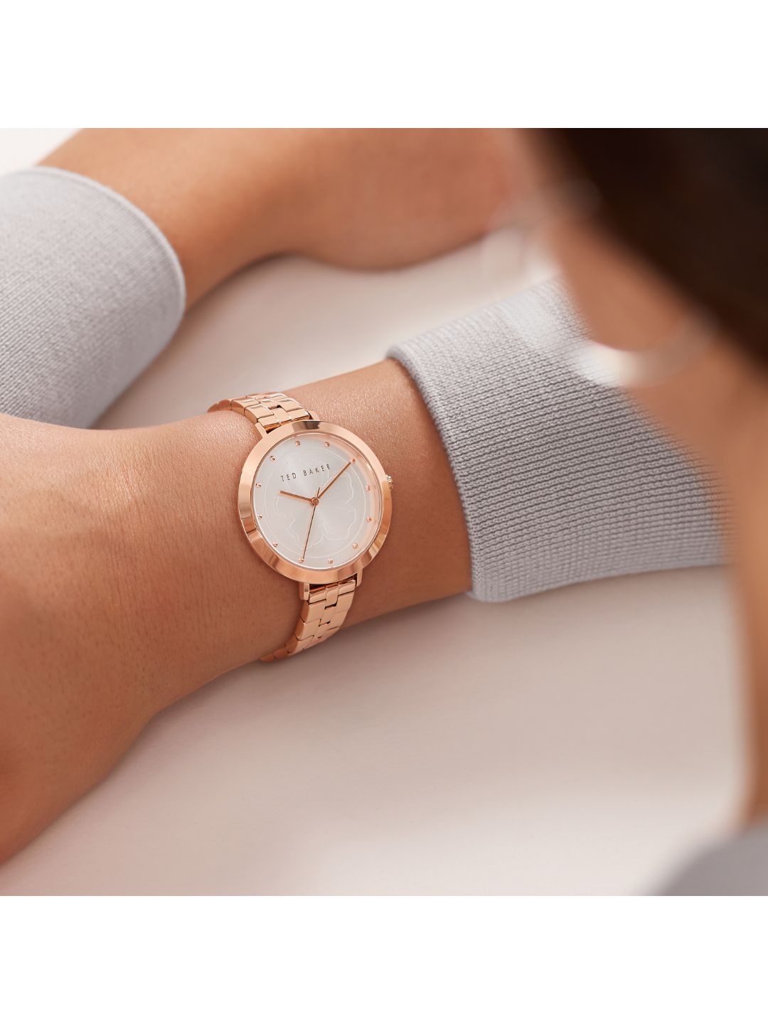 Ted Baker Women Analog Silver Tone Dial BKPAMS215
