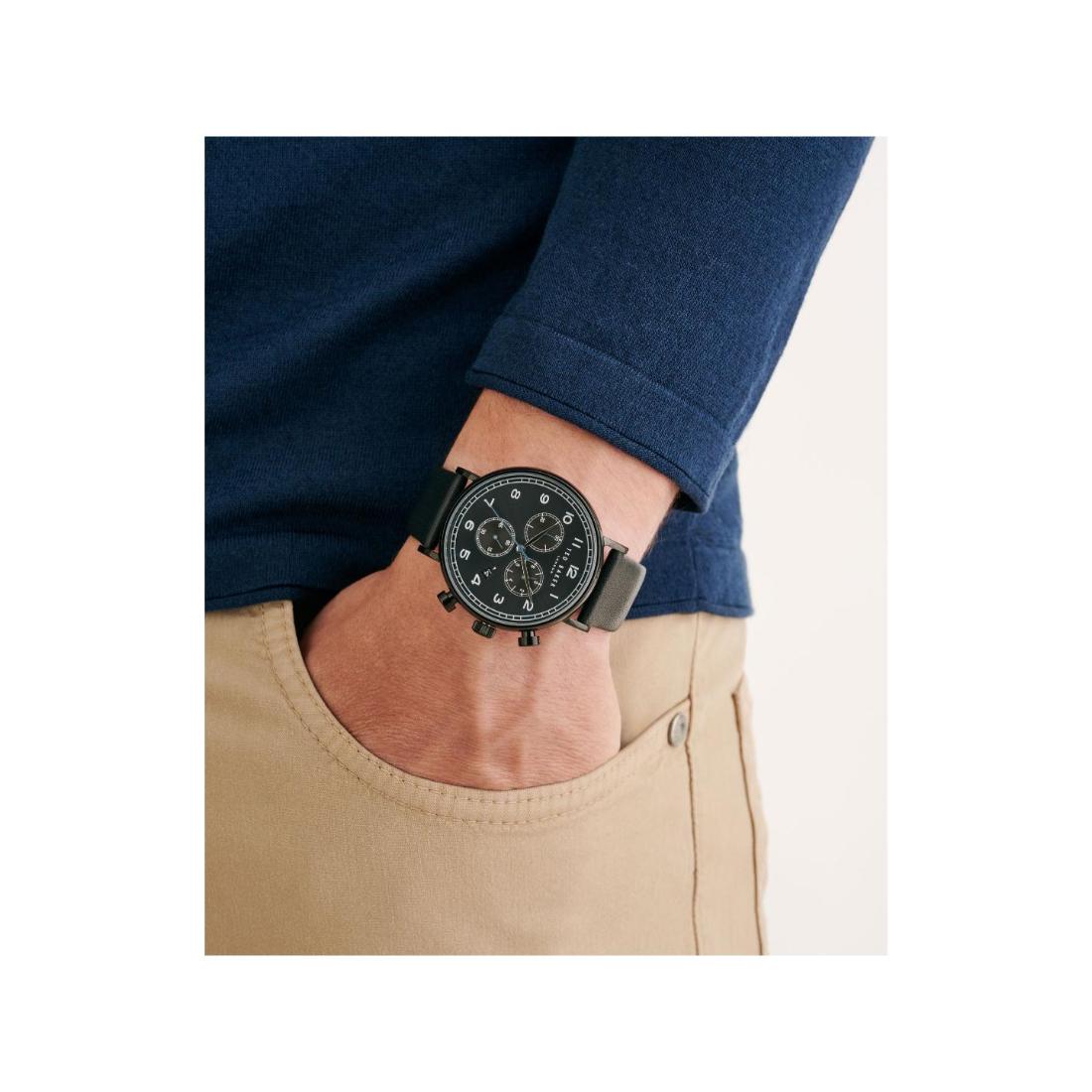 Ted Baker TB TIMELESS Men 41 mm Black Dial Chronograph Watch  BKPBAF304