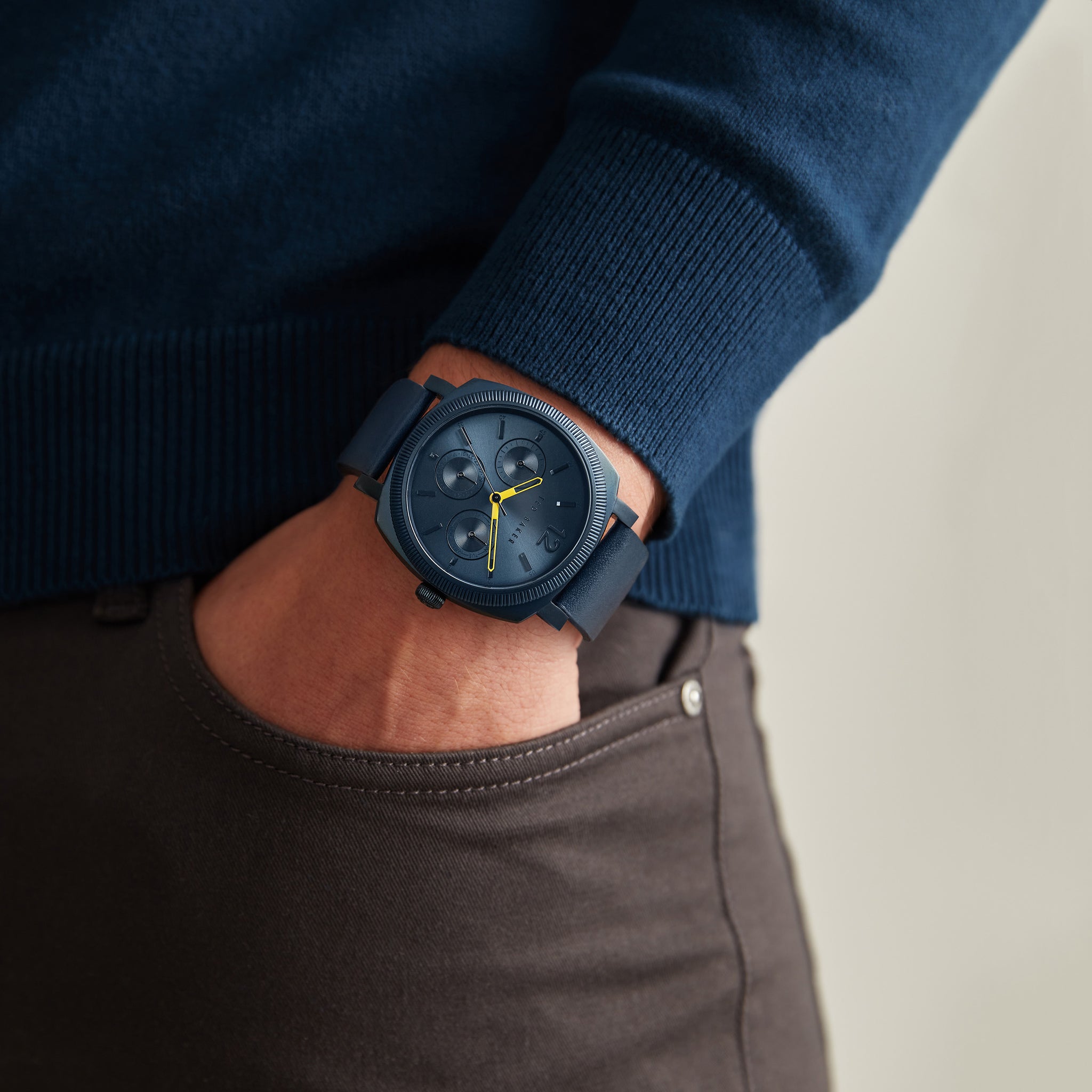 Ted Baker 42 mm Blue Dial Men Watch BKPCNF103