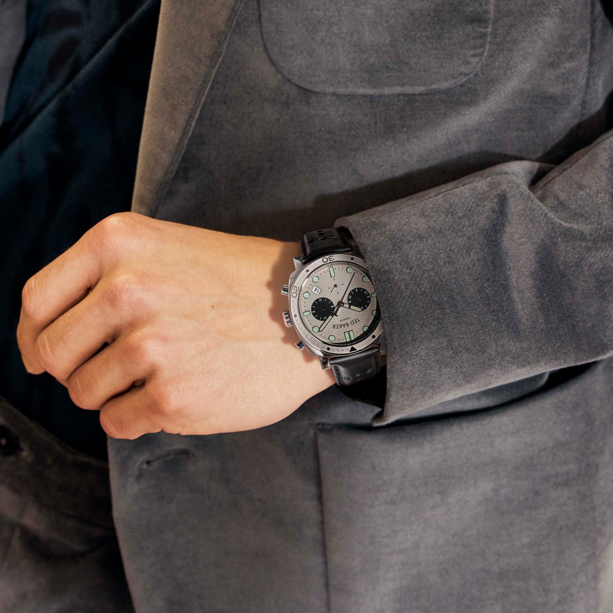 Ted Baker 44 mm Gray Dial Men Watch BKPCNF201