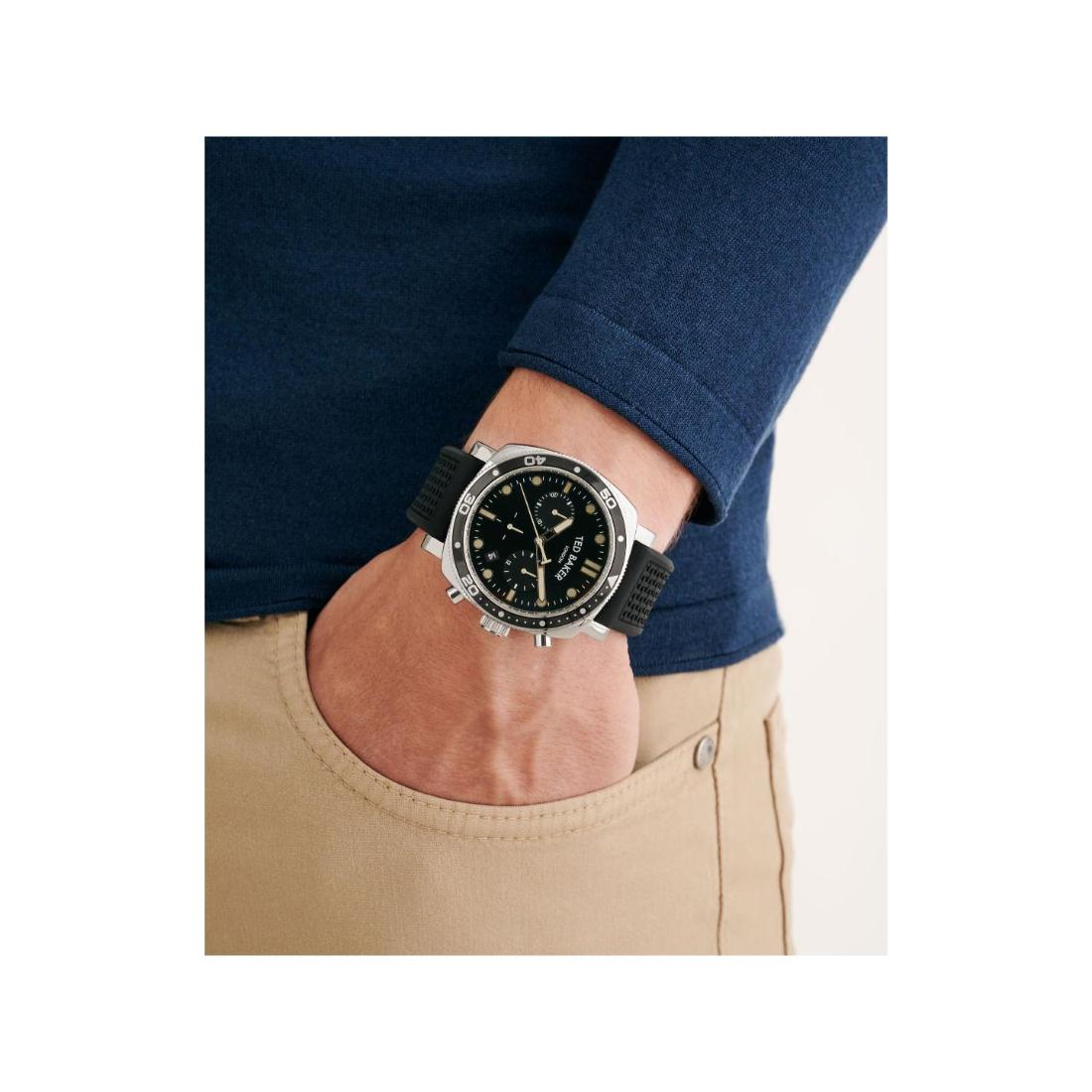 Ted Baker TB URBAN Men 44 mm Black Dial Chronograph Watch  BKPCNF302