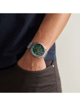 Ted Baker Men 42 mm Quartz Analog Green Dial Stainless Steel Strap Watch BKPCNS314