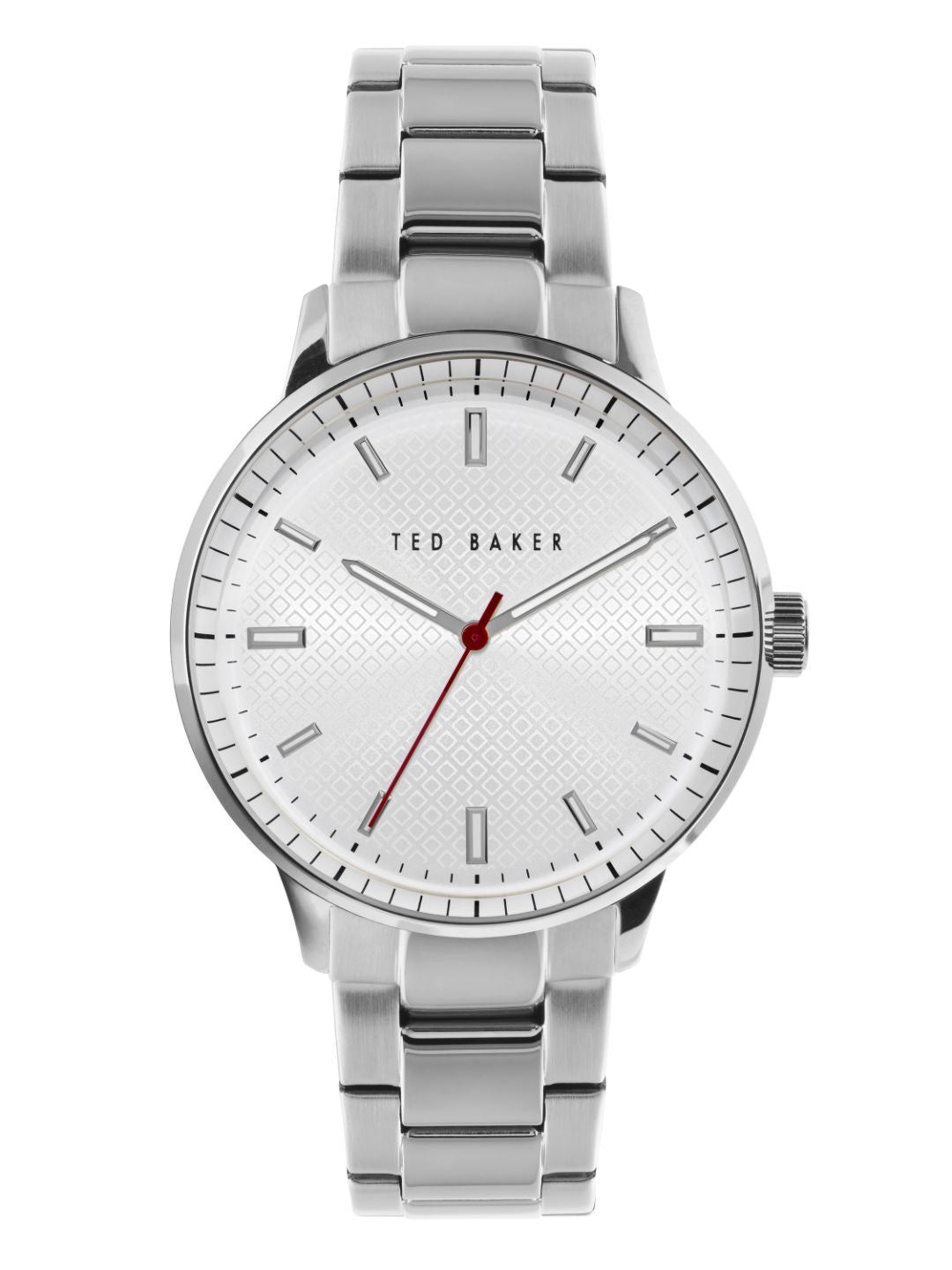Ted Baker 42 mm Men Silver Tone Wrist Watch BKPCSF111