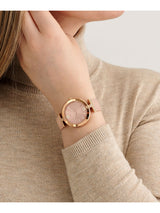 Ted Baker Women 36 mm Quartz Analog Pink Dial Pink Leather Strap Watch BKPDAF302