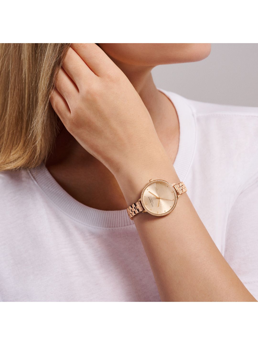 Ted Baker 35 mm Women Rose Gold Tone Wrist Watch BKPDSS304