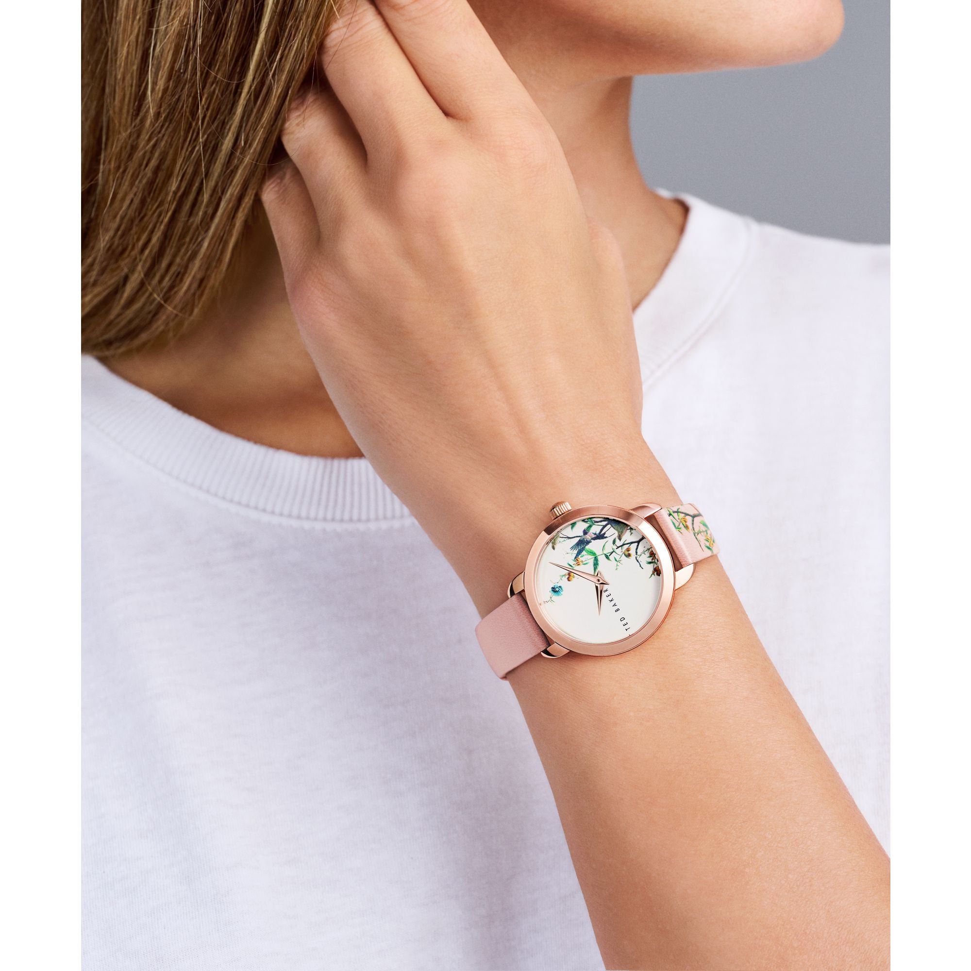 Ted Baker Fleure Fashion 34 mm White Dial Women Analog Watch BKPFLS401